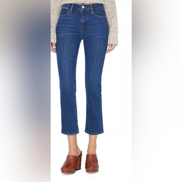 NWT Frame Le High Rise Straight Ankle Jeans - Picture 2 of 8